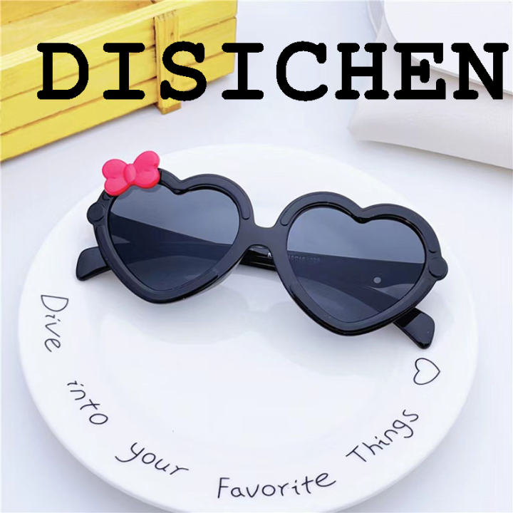 DISICHEN%20Profesional%20New%20Children's%20Love%20Shape%20Sunglasses%20Girls'%20Decorative%20Bow%20Sun%20Glasses%20Cute%20Baby%20Outdoor%20Sunshade%20Eyewear%20UV400%20Oculos%20De%20Sol%20-%20Image%202