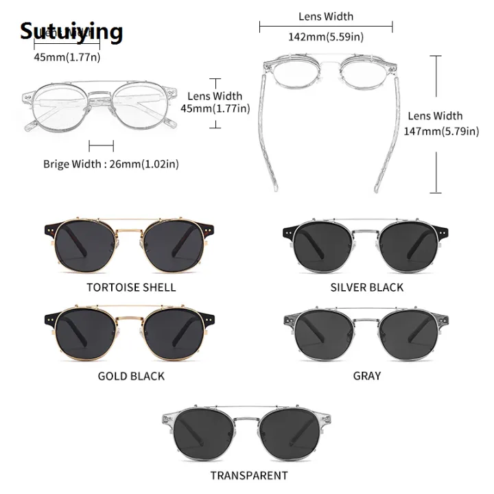 Sutuiying%20GCV%20Double%20Layer%20Removable%20Lens%20Sunglasses%20The%20Blu-Ray%20Glasses%20Original%20Acetate%20Gothic%20Retro%20Steampunk%20Polarized%20Men%20Women%20Sunglesses%20-%20Image%205