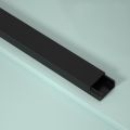 High Quality 1m Wire Conduit Rectangle Paintable Cord Hider PVC Self-Adhesive Cable Trunking Home. 