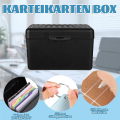 Index Card Holder Set,Index Box with 230 Assorted. 