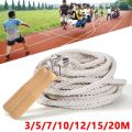Portable Wood Grip Handle Skipping Rope 3-20M Length Fat Burning Sports Group Skip Rope Fitness Equipment Jump Rope Outdoor Sports. 