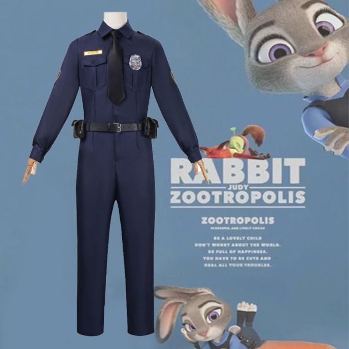 Animal Costume Judy Rabbit Cosplay Costume Full Set Stage Costume Role ...