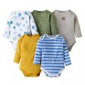Cotton Printed Full Sleeve Baby Romper ( 0-36 Months ) - 1 Pcs ( Color Assorted). 