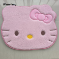 Wenefang Sanrio Hello Kitty Designer Plush Rug Soft Doormat Floor Mat Carpet 2025 New Home Living Bath Room Anti Slip Imitation Cashmere Gifts. 