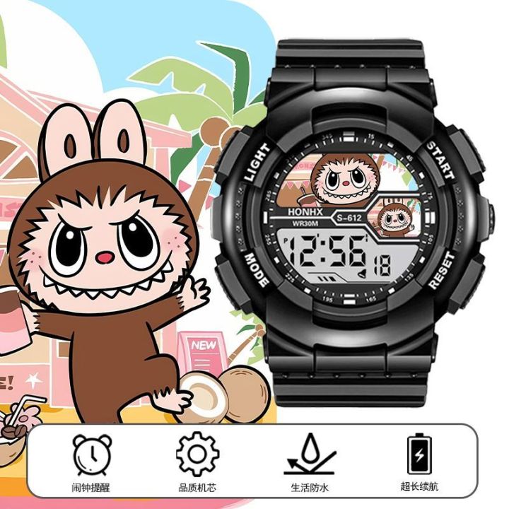 【Parchment & Lace】Labubu Student Party Watch Giftable Smart Electronic ...