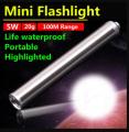 Mini Portable Pen Light Led Pocket Torch Light Silver Smart Gallery. 
