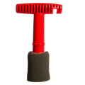 FORIDE 2X Car Wash Embedded Tire Screw Brush Lug Nut Wheel Cleaning Tools with 6 Extra Sponges. 