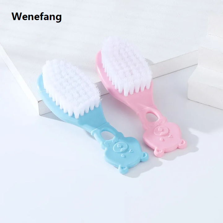 Wenefang%202pcs/Set%20Baby%20Care%20Brush%20Comb%20Anti-scratch%20Girl%20Cartoon%20Hairbrush%20Newborn%20Hair%20Brush%20Infant%20Comb%20Head%20Massager%20Kids%20-%20Image%205