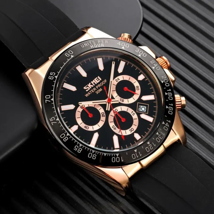 SKMEI%209275%20Men's%20Business%20Chronograph%20Date%20Display%20Silicon%20Strap%20Quartz%20Watch%20-%20RoseGold/Black%20-%20Image%204