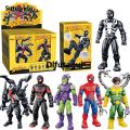 Difutagui Iron Man Tony Stark Blind box MK21 MK25 MK24 Spider-Man Miles Morales Fashion Hot Selling Venom Action Figure Anime Doll Movable Collection Toy Gift. 