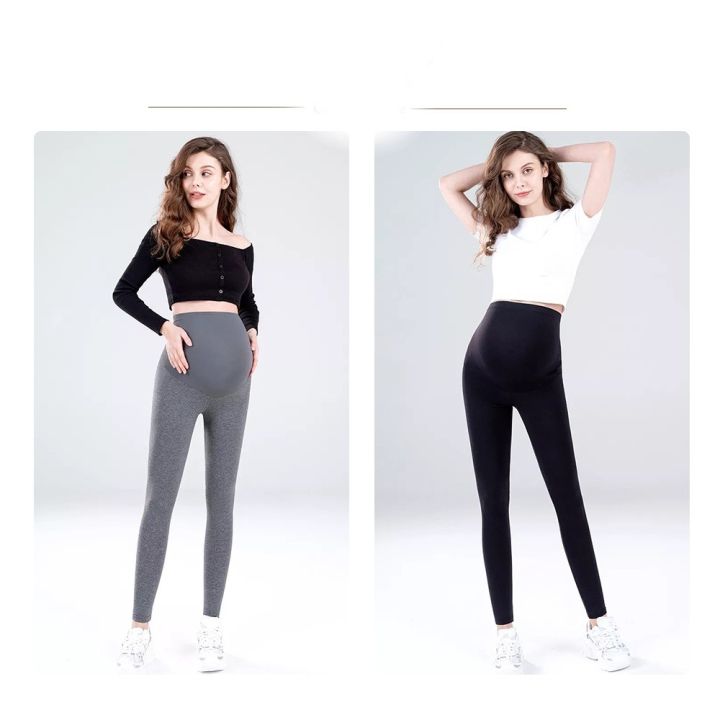 Women's%20Maternity%20Leggings%20Over%20The%20Belly%20(Cotton)%20-%20Image%203