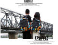 TRUFFLE Graffiti Printed Waterproof Soft Hip-Hop Backpack With 16" Laptop Storage Capacity For Unisex. 