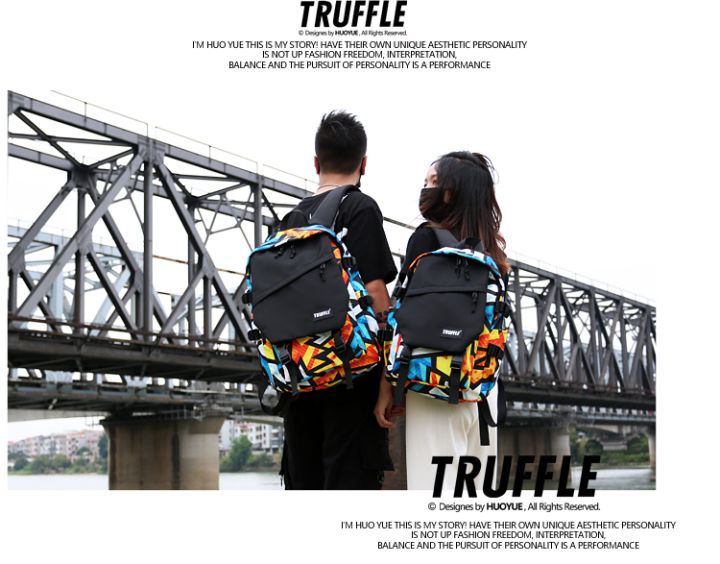 TRUFFLE%20Graffiti%20Printed%20Waterproof%20Soft%20Hip-Hop%20Backpack%20With%2016"%20Laptop%20Storage%20Capacity%20For%20Unisex%20-%20Image%207