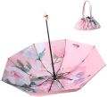 Double Layer Sun And Rain Umbrella Spf 50+ Folding Travel Sun Umbrella Anti-uv Protection Parasols. 