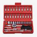 46 In 1 Piece Tool Kit and Screwdriver and Socket Set. 