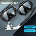 Diving Equipment Swimming Goggles Underwater Snorkeling Anti Fog Waterproof Diving Snorkeling with Breathing Tube Safe Dry Snorkel Set Underwater. 