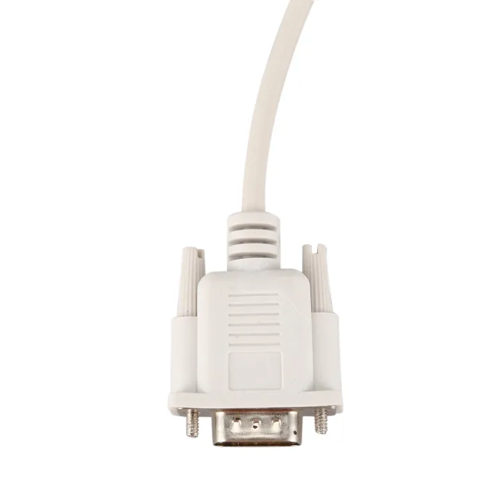 (COKP)%202X%201.4M%20RS232%20DB9%209%20Pin%20Male%20to%20VGA%20Video%2015%20Pin%20Male%20Adapter%20Cable%20Light%20Gray%20-%20Image%202