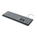 Mee Tion Black MT-K202 USB Standard Corded Keyboard. 