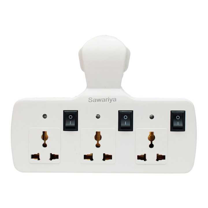 Cordless%20Universal%20Wall%20Multiplug%20With%203%20Socket,%20Individual%20Switches%20And%20LED%20Indicators%20%20Extension%20Board%20-%20Image%2010