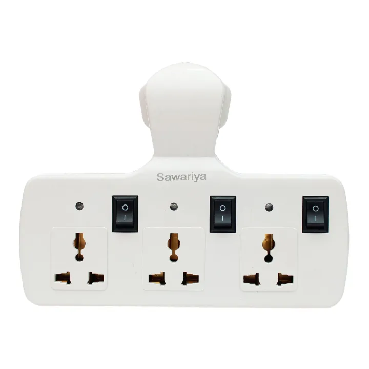 Cordless%20Universal%20Wall%20Multiplug%20With%203%20Socket,%20Individual%20Switches%20And%20LED%20Indicators%20%20Extension%20Board%20-%20Image%2010