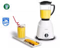 PHILIPS Viva Collection Mixer Grinder 750 Watt, 3 in 1 (Mixer Grinder + Juicer + Food Processor) 4 Jar and Motor with 5 yr Warranty. (HL7763/00). 