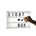 Cinematic LED Lightbox Replacement Letters &numbers Signs Black For A4 Magiglow Light Up Letter Box Sign Message Board. 