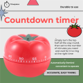 1-60min 360 Degree Fashion Cute Indoor Kitchen Practical Tomato Mechanical Countdown. 