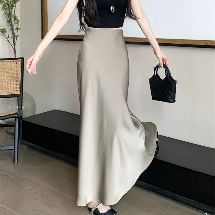 Basic%20Summer%20Satin%20Silk%20Long%20Skirt%20High%20Waist%20Half%20Body%20Dress%20High%20Waisted%20Skirts%20Slim%20Fit%20A%20Line%20Midi%20Skirt%20Girl%20-%20Image%206