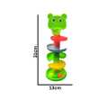 Small Ball Drop Roll Swirling Learning Tower Go Ball Ramp Stack Developmental Educational Toy Set For Kids. 