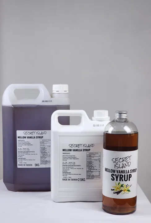 SECRET%20ISLAND%20Mellow%20Vanilla%20Syrup%202.5kg%20-%20Image%203