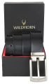 WILDHORN Nepal Wrinkle Genuine Leather Formal Belt for Men I Free Size I Adjustable I Waist Fit up to 42 inches (MB 572 black wrinlkle). 