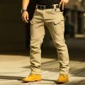 Pant Multi Pocket Tactical Stylish Stretchable Waterproof Softshell Outdoor Men's Cargo Trouser. 