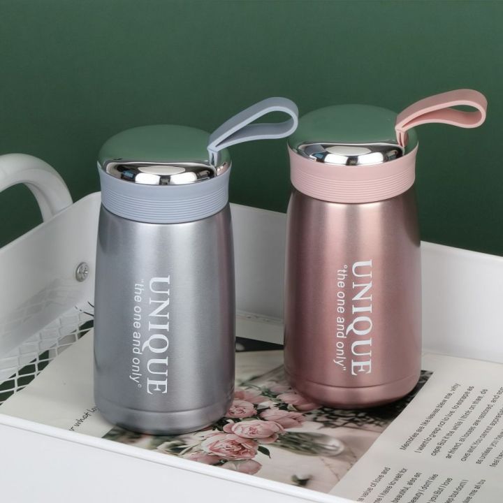 Portable Leak-proof Mini Thermos Cup Stainless Steel Small Capacity Vacuum Cup Pocket Design 257ml Water Bottle Travel Outdoor