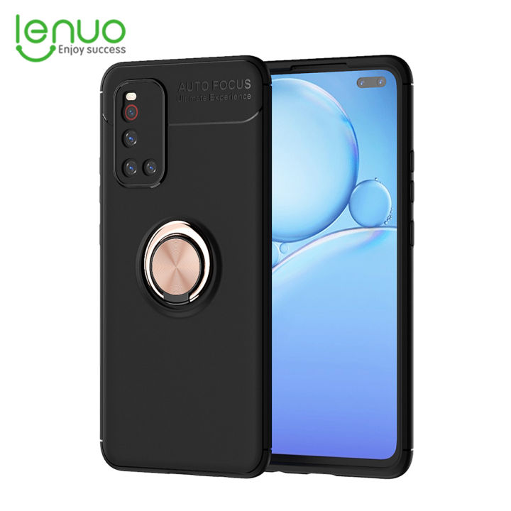 Lenuo for vivo V19 Ring Stand TPU Soft Case