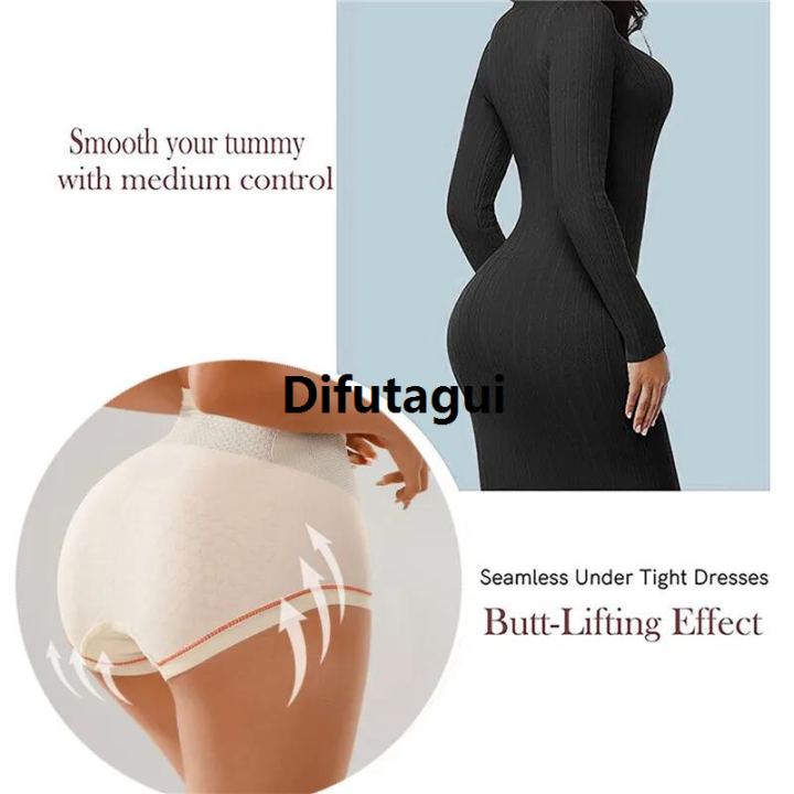 Difutagui%20Women'S%20High-Waist%20Seamless%20Body%20No-Shape%20Hip%20Lift%20Belly%20Fifty%20percent%20discount%20Briefs%20Tummy%20Control%20Panty%20Shapewear%20Slim%20Panties%20-%20Image%204