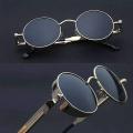Vintage Metal Round Circle Frame Sunglasses. 