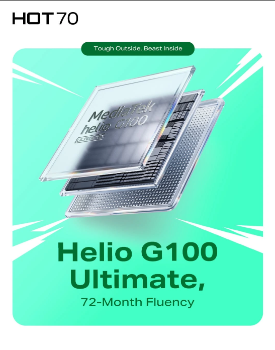 Infinix%20Hot%2070%20%20(6GB/128GB)%206.78-inch%20IPS%20LCD,%20MediaTek%20Helio%20G100%20Ultimate%20(6%20nm)%206,000%20mAh%20battery%20with%2045W%20fast%20charging%20-%20Image%204