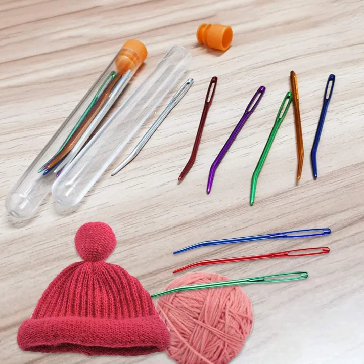Sptrry8PCS%20Yarn%20Needle,Weaving%20Needle%20Tapestry%20Needle%20Bent%20Needles%20for%20Crochet%20Large%20Eye%20Darning%20Needles%20for%20Knitting%20Crochet%20-%20Image%206