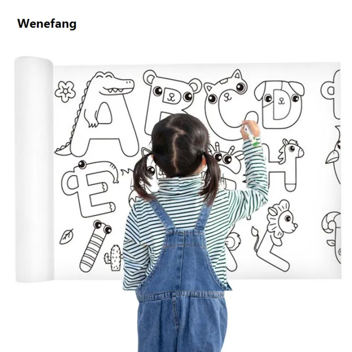 Wenefang%20Kids%20Drawing%20Paper%20Large%20Coloring%20Roll%20For%20Kids%20Toddler%20Art%20And%20Creativity%20Toys%20Continuous%20Coloring%20Paper%20Roll%20For%20Toddler%20Ages%20-%20Image%202