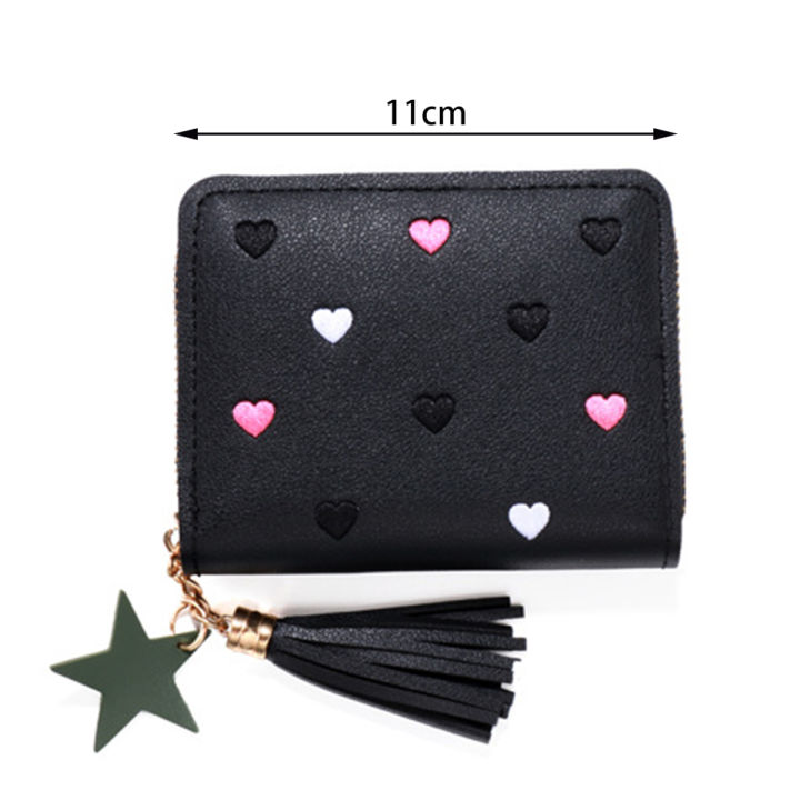 PU%20leather%20material%20Women%20small%20wallet%20Durable%20Small-sized%20Cute%20design%20Ladies%20mini%20tassel%20wallet%20Zipper%20closure%20with%20tassel%20Cute%20girl%20short%20zipper%20wallet%20for%20Daily%20use%20Travel%20Parties%20Girls'%20night%20out%20-%20Image%204