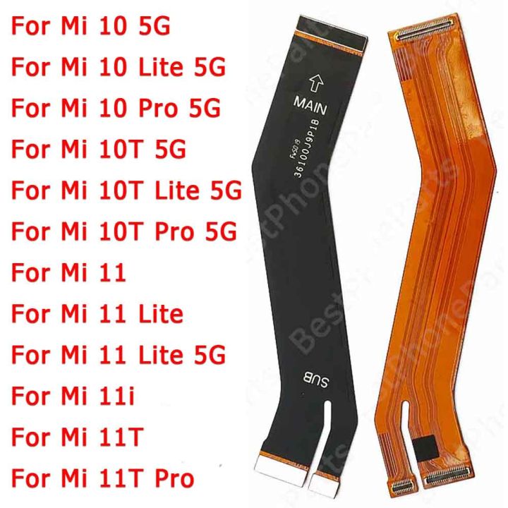 For Xiaomi Mi 10 10T 11T Pro 11 Lite 5G NE 11i Spare Parts Main Board Replacement Connector Repair Motherboard Flex Cable