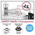 Hawkins Safety Valve for All Hawkins Pressure Cooker 1.5 – 14 Litres | Harazd Prevention Lead Free Pressure Cooker Safety Valve. 