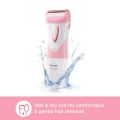 Philips HP6306/00 SatinShave Essential Women's Wet & Dry Electric Shaver For Legs, Cordless. 