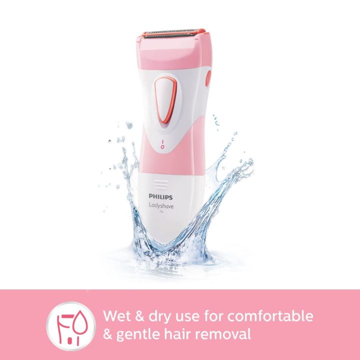 Philips%20HP6306/00%20SatinShave%20Essential%20Women's%20Wet%20&%20Dry%20Electric%20Shaver%20For%20Legs,%20Cordless%20-%20Image%206