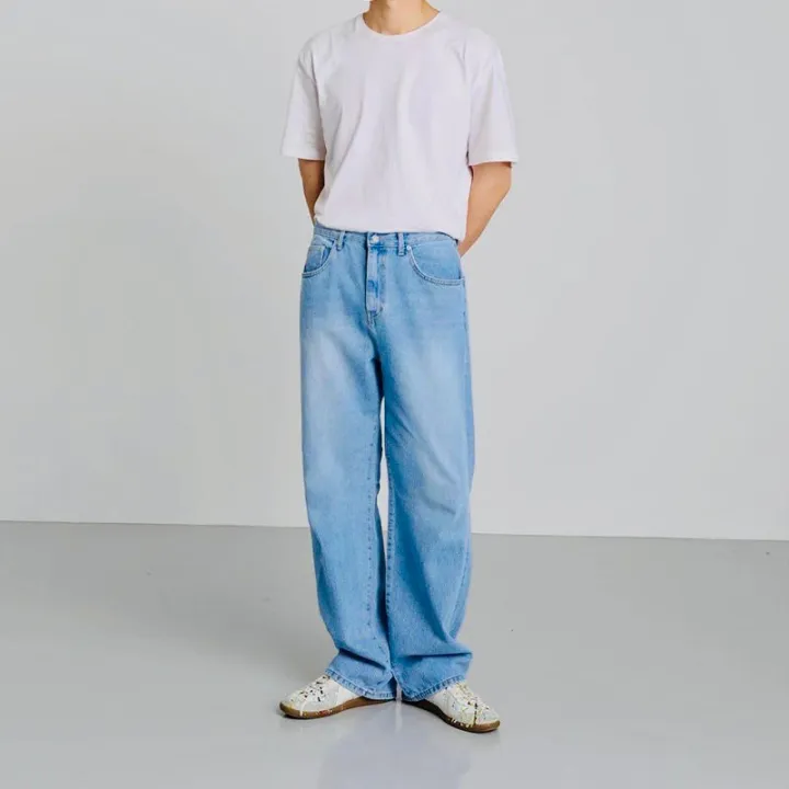 Black%20And%20Wash%20Ice%20Color%20Light%20Blue%20%20Loose%20Fit%20Jeans%20Fashion%20Pant%20for%20Men%20%7C%20Multicolor%20%7C%20Baggy%20Pants%20Men%20-%20Image%203