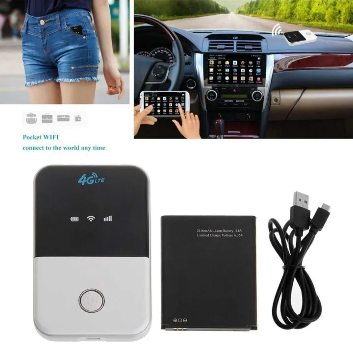Wireless Wifi Router 3G 4G Lte Hotspot Car Wifi Router Sim Card Slot ...