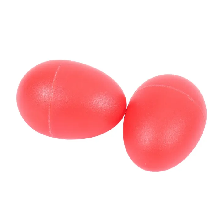 fasdaga%202%20Pair%20Plastic%20Percussion%20Musical%20Egg%20Maracas%20Shakers%20Red%20-%20Image%202