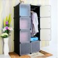Diamond Grade Diy Portable Closet Wardrobe Bedroom Storage Organizer With Doors 8 Cubes(Color May Vary). 