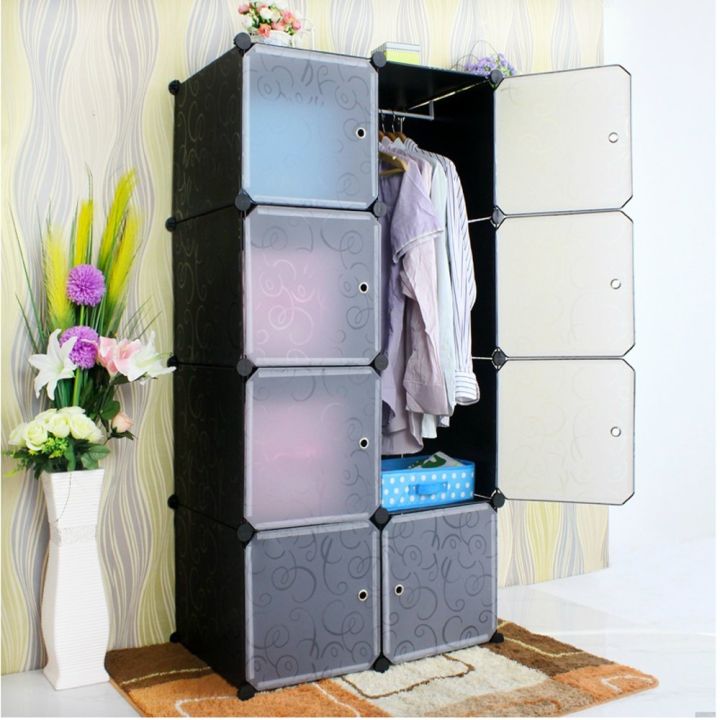 Diamond%20Grade%20Diy%20Portable%20Closet%20Wardrobe%20Bedroom%20Storage%20Organizer%20With%20Doors%208%20Cubes(Color%20May%20Vary)%20-%20Image%202