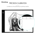 Wenefang New Graphics Tablet A4 LED Drawing Tablet Thin Art Stencil Drawing Board Light Box Tracing Table Pad Three-level Dropshipping. 